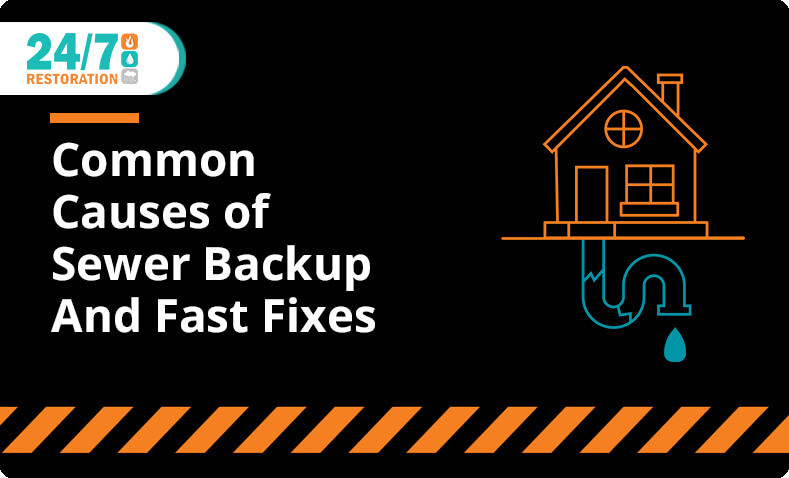 3 Common Causes of Sewer Backup And Fast Fixes| Sewage Cleanup-Calgary